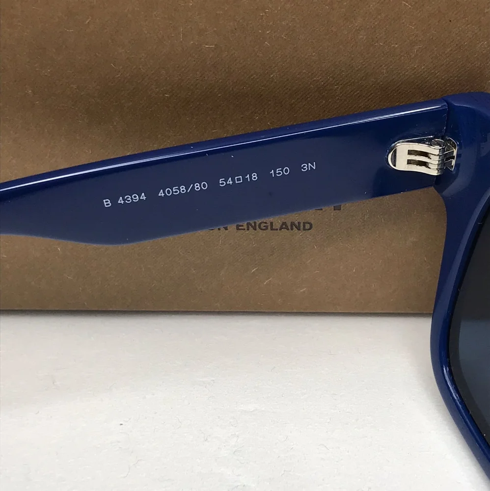 - 💯Original New Burberry Square BE4394 4058/80 B 4395 Deep Navy blue Su